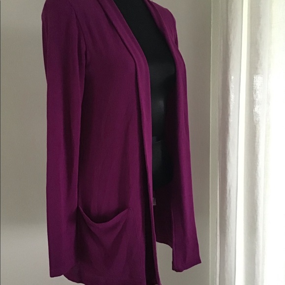 Nordy’s fushia cardigan with pockets - Picture 2 of 5